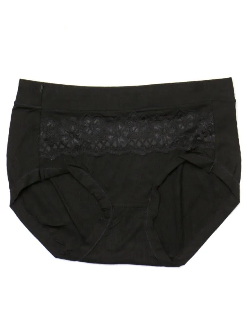 Pack of 3 Basic Soft Cotton Stretchable Panty FP-656 - Mix Colors