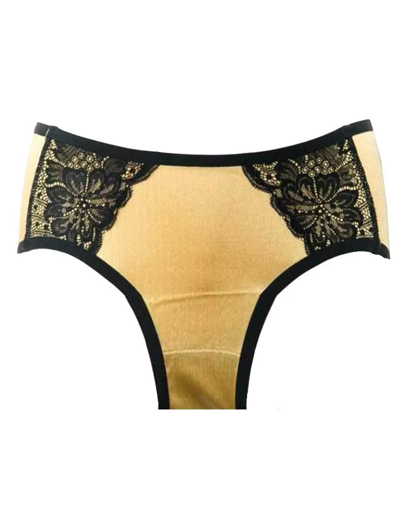 Pack of 3 Cotton Net Panty - BRIDAL PANTY