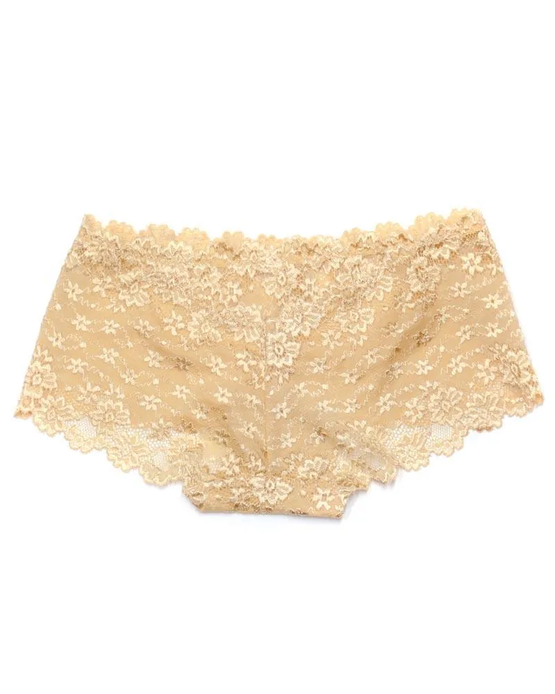 Pack of 3 Sexy Net Panty - FP-627- Peach Skin Purple