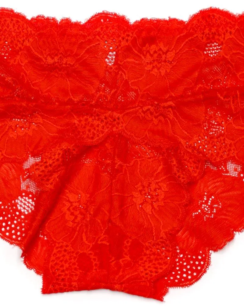 Pack of 3 Sexy Net Panty - SH-640 - Sisterhood - Black White Red Skin