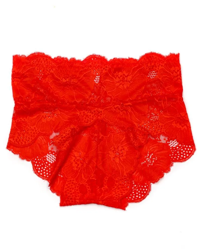 Pack of 3 Sexy Net Panty - SH-640 - Sisterhood - Black White Red Skin