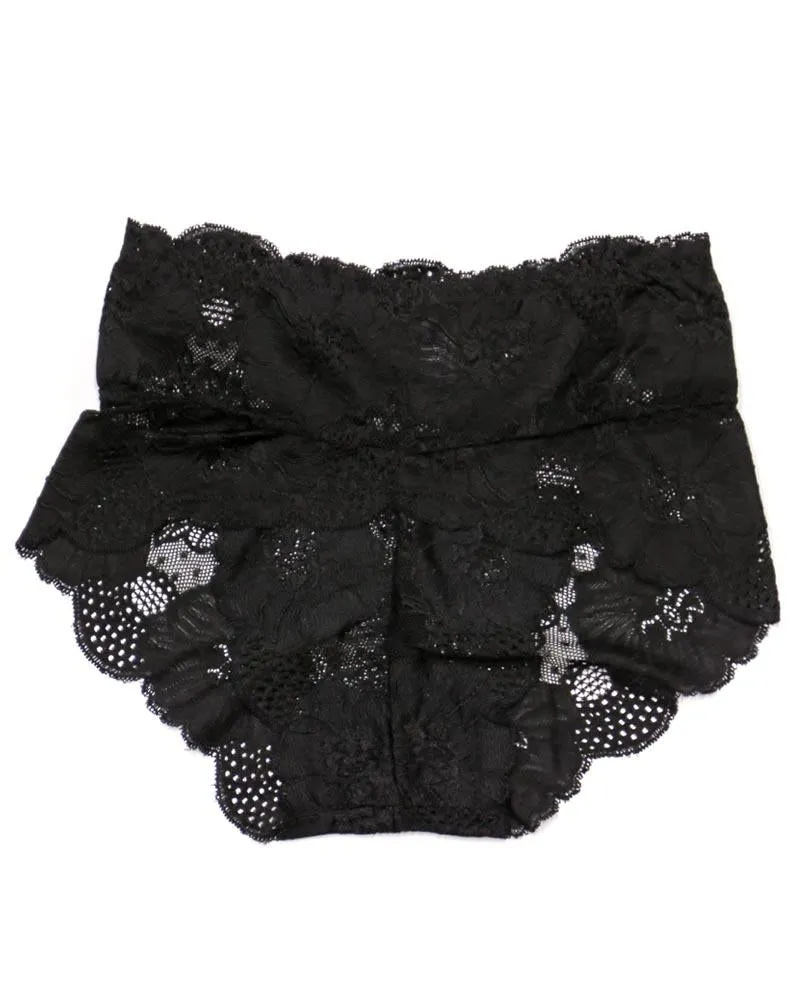 Pack of 3 Sexy Net Panty - SH-640 - Sisterhood - Black White Red Skin