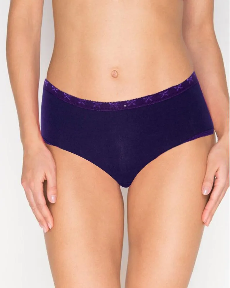 Pack of 3 - Sexy Soft Plain Cotton Panty For Ladies