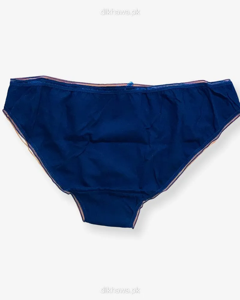 Pack Off 4 129894-B Bikini Flourish Underwear - Cotton Panty