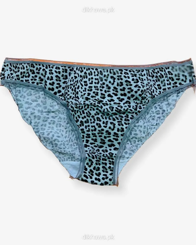 Pack Off 4 129894-B Bikini Flourish Underwear - Cotton Panty