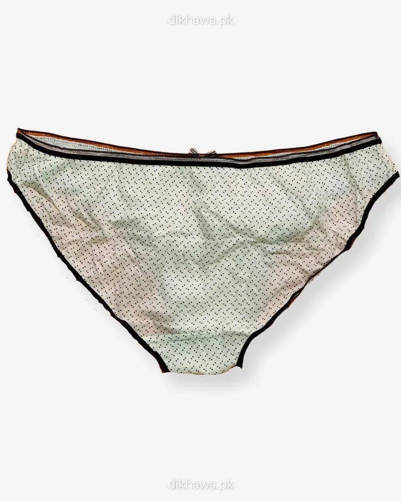 Pack Off 4 129894-B Bikini Flourish Underwear - Cotton Panty