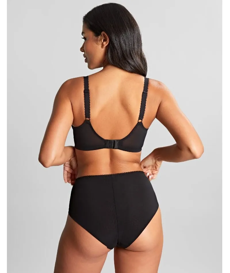 Panache Meadow Underwired Plunge Bra - Black