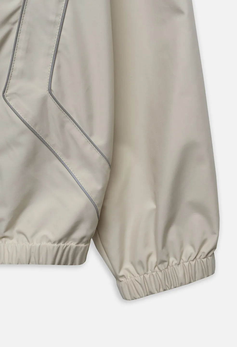 Paneled Nylon Anorak / Ivory