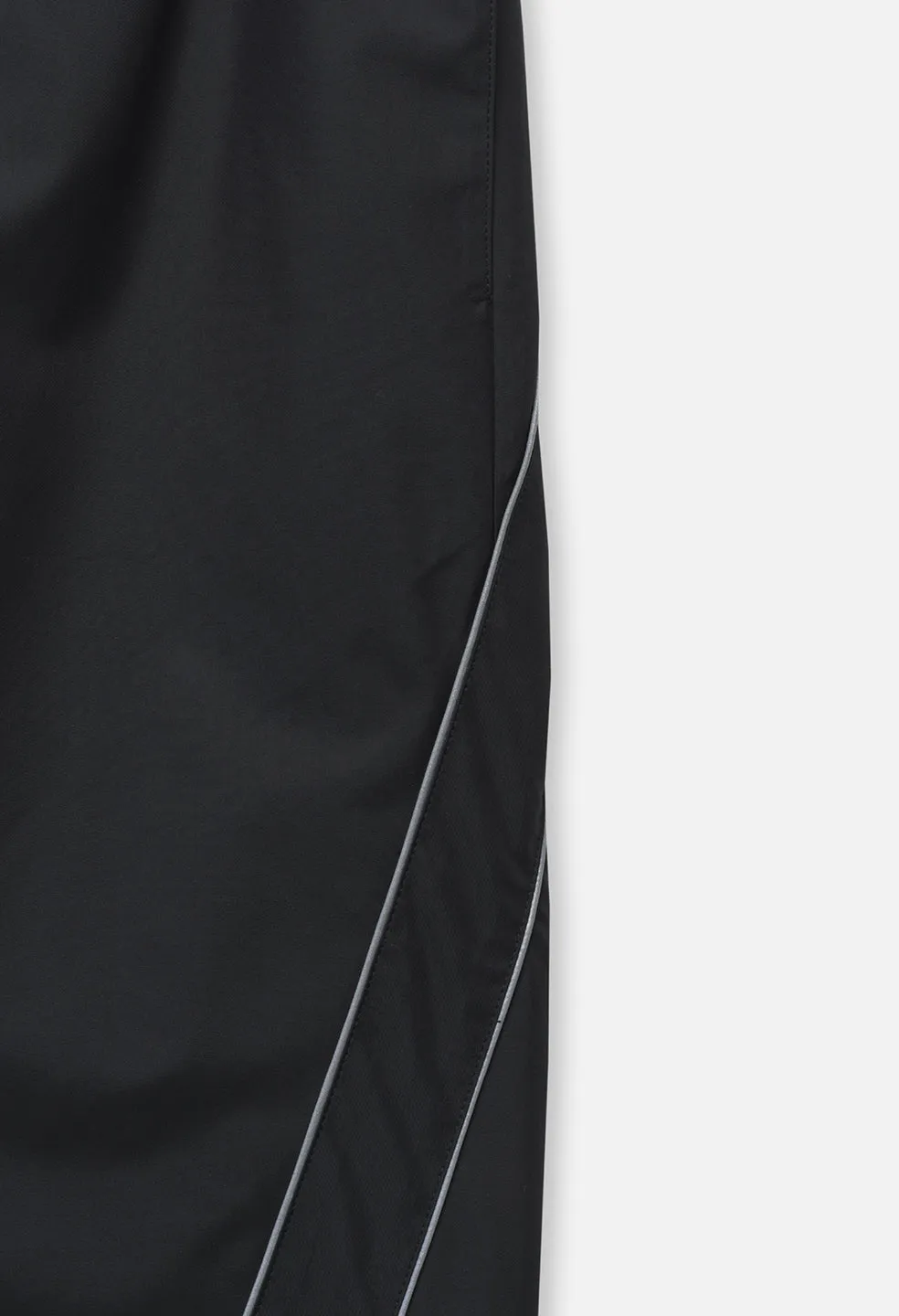 Paneled Nylon Pant / Black