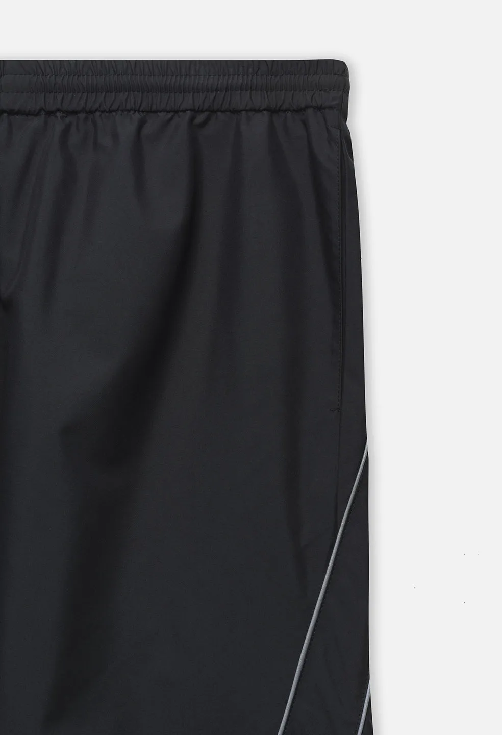Paneled Nylon Pant / Black