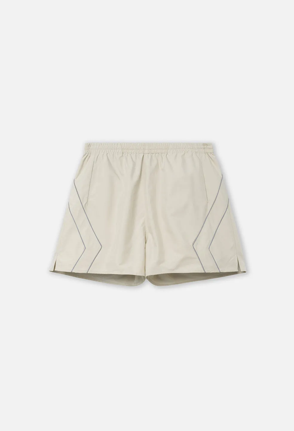 Paneled Nylon Shorts / Ivory