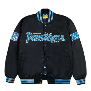 PANTHERS SATIN BOMBER JACKET by GOLF WANG