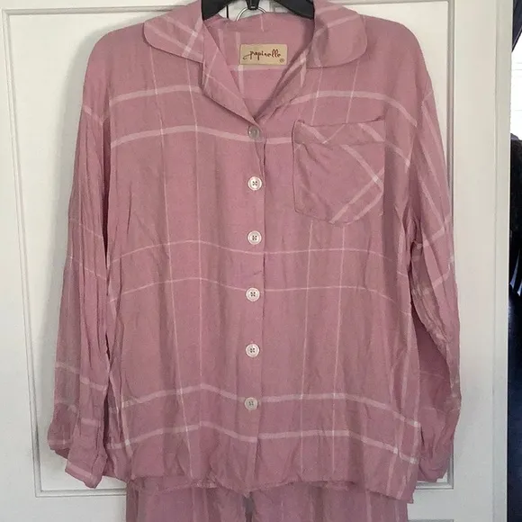 PAPINELLE NWOT Plaid Pajamas
