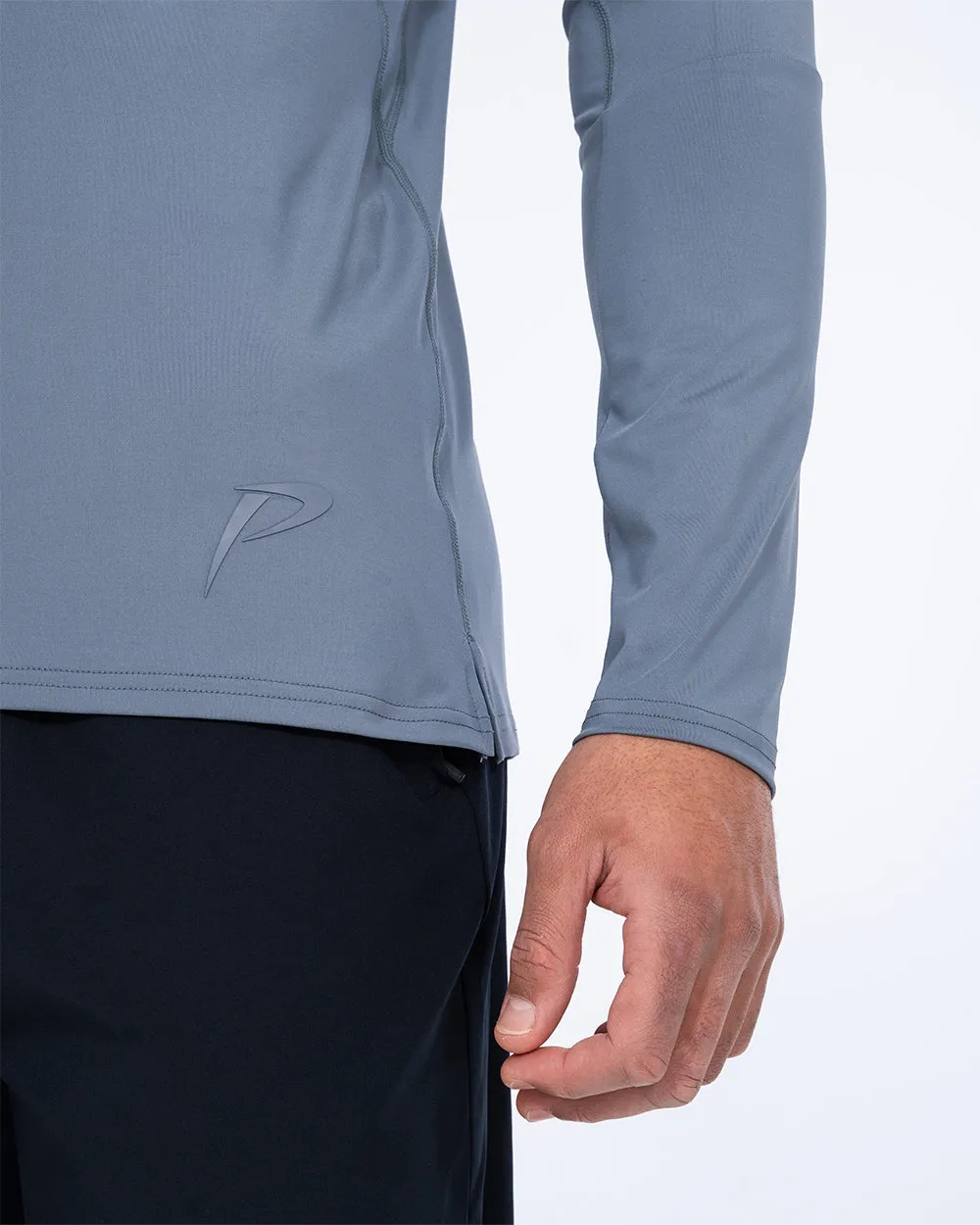 Parell Evolve Tall Quarter Zip Training Top (titanium blue)