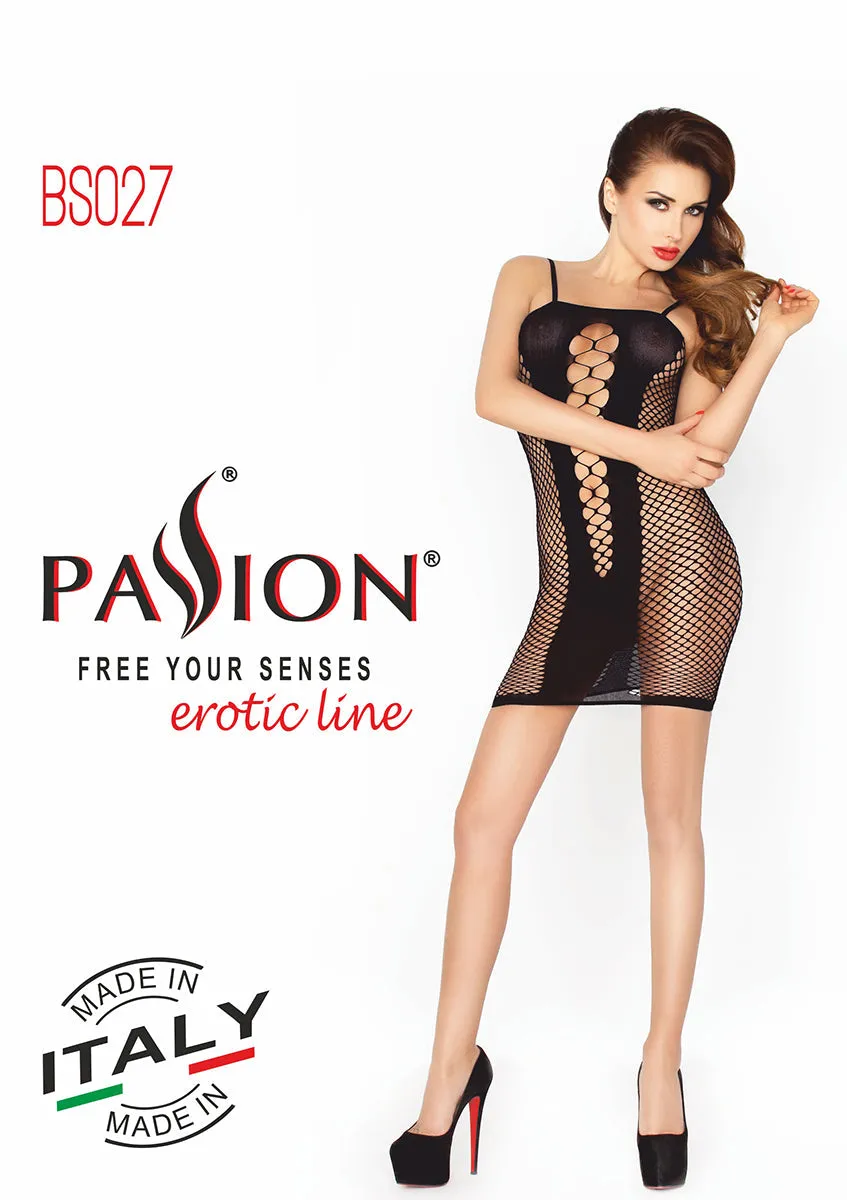 Passion BS027 Mesh Dress Red