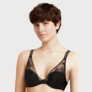 Passionata Maddie Plunge T Shirt Bra | Black