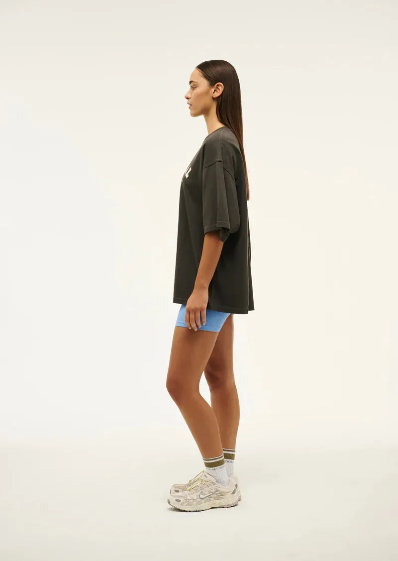 P.E NATION - Physical Oversized Tee - Washed Black