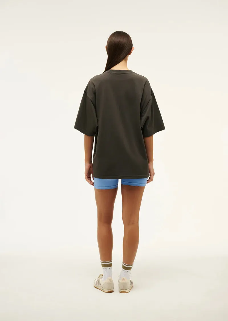 P.E NATION - Physical Oversized Tee - Washed Black
