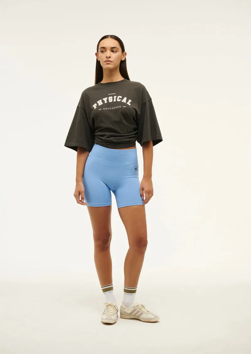 P.E NATION - Physical Oversized Tee - Washed Black