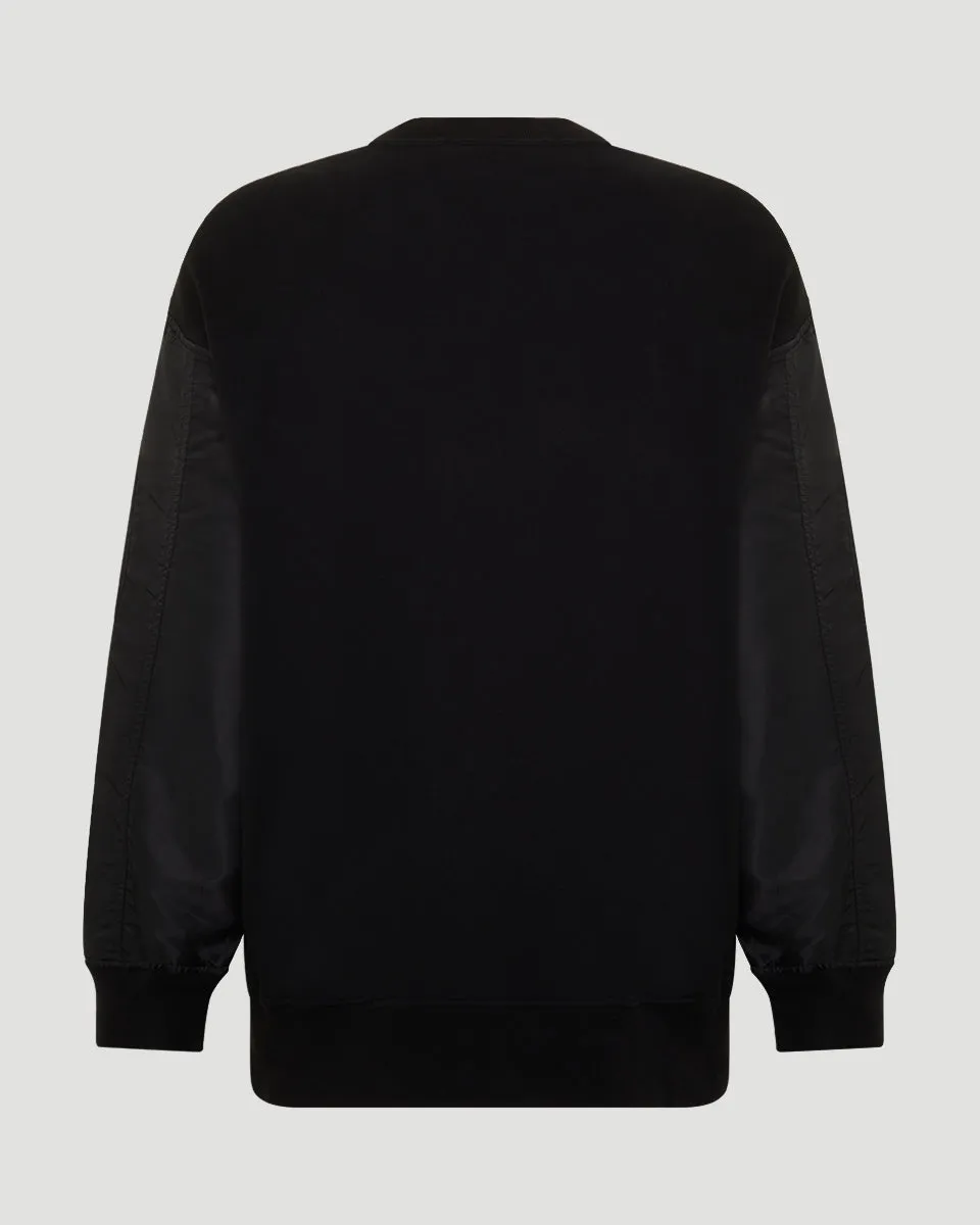 PELER SATIN SWEATSHIRT
