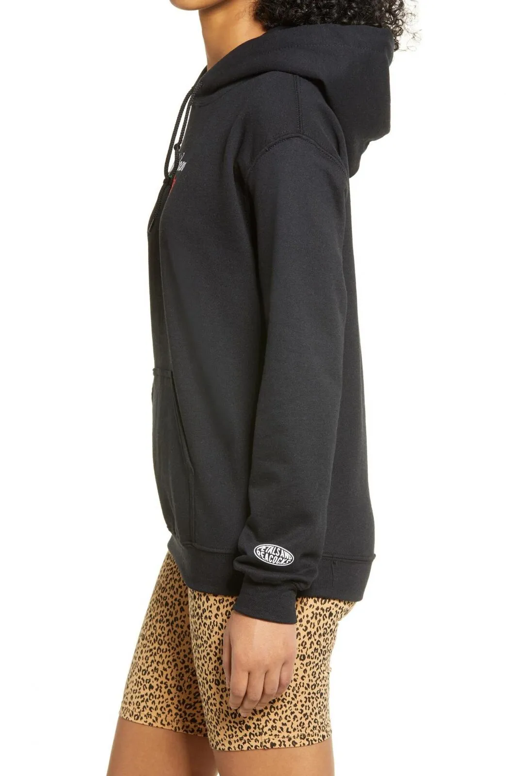 Petals and Peacocks Get Well Soon Embroidered Pullover Hooded Hoodie Sweatshirt