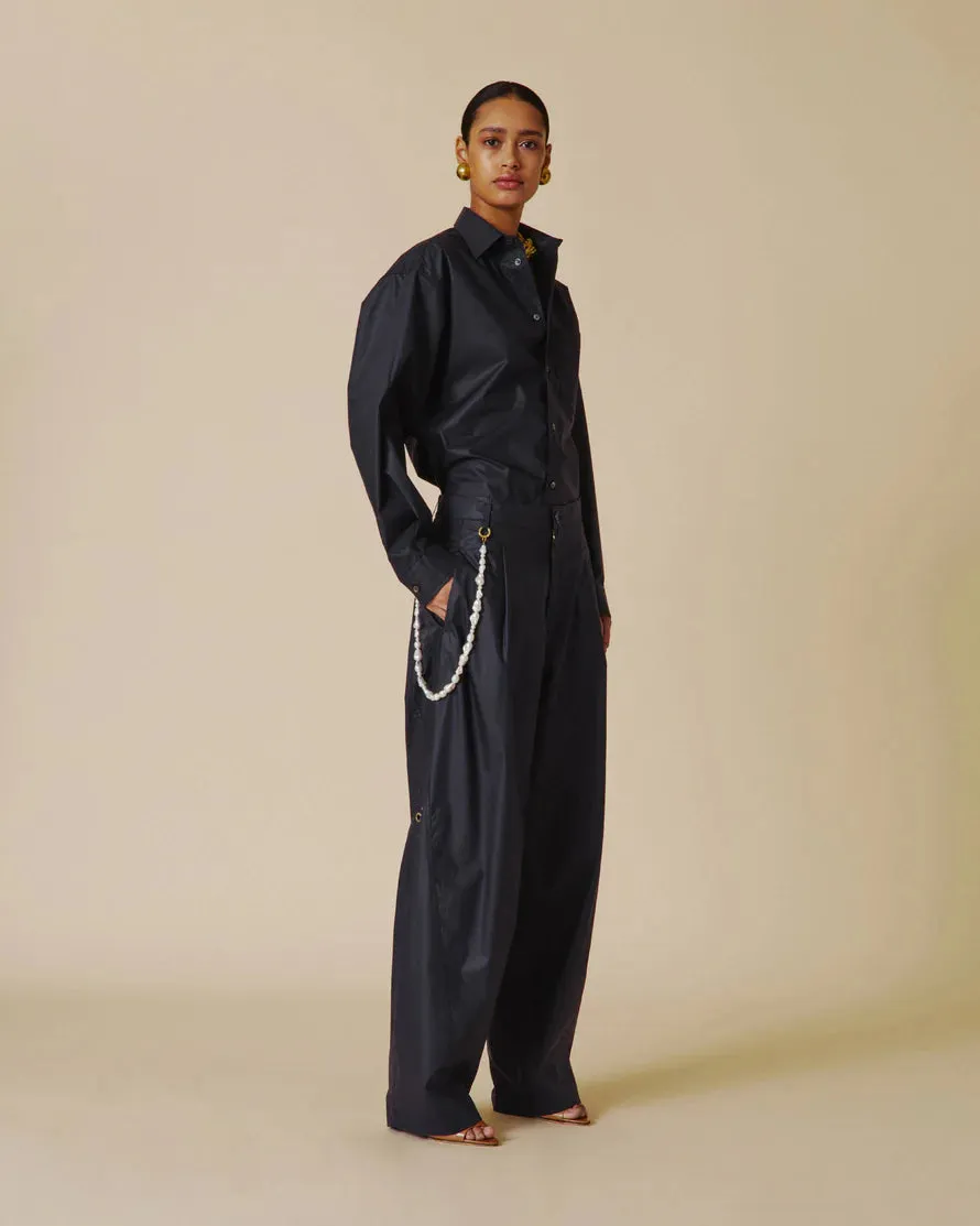 Phebe Pearl Adorned Relaxed Pant