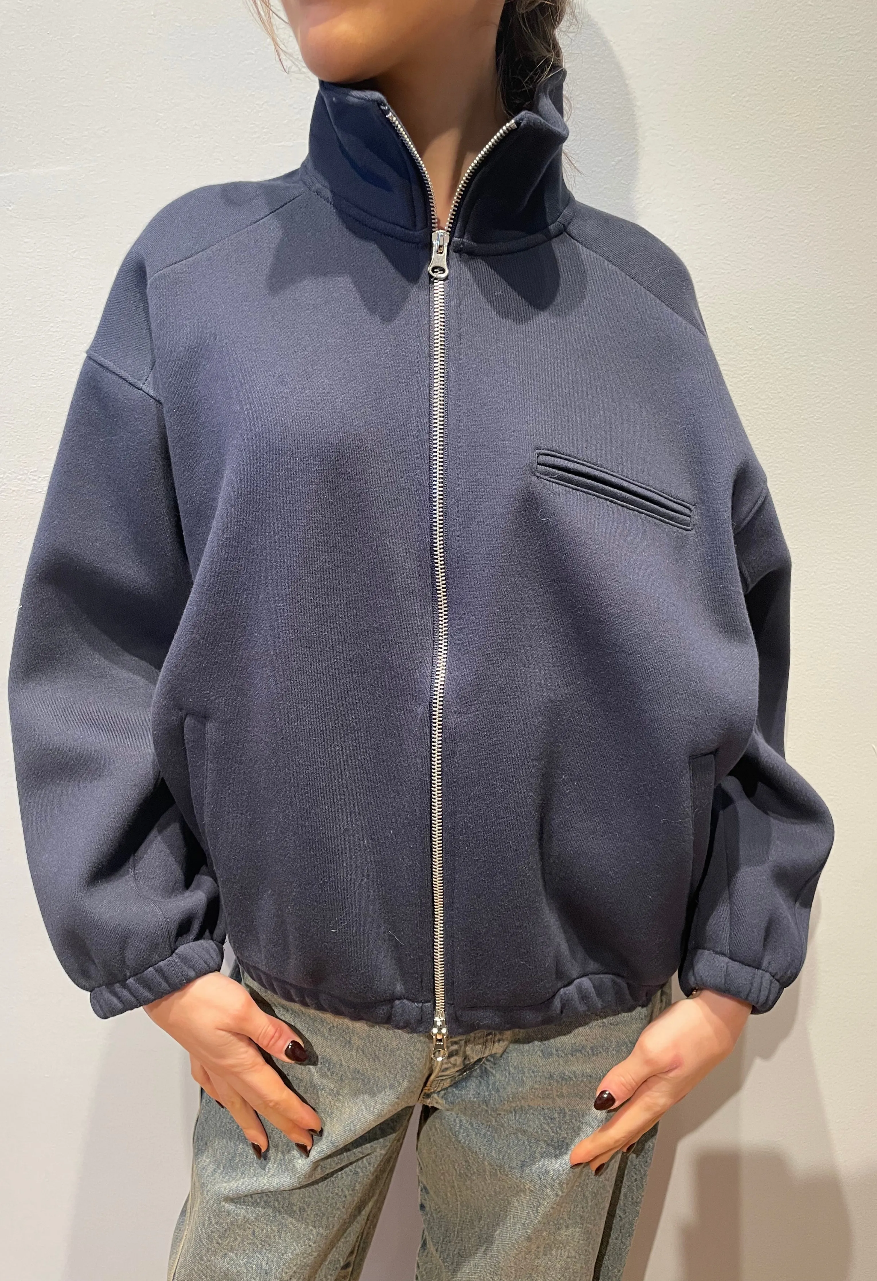 Phenix Zip Up in Navy