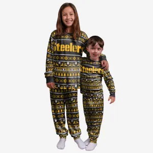 Pittsburgh Steelers Youth Family Holiday Pajamas