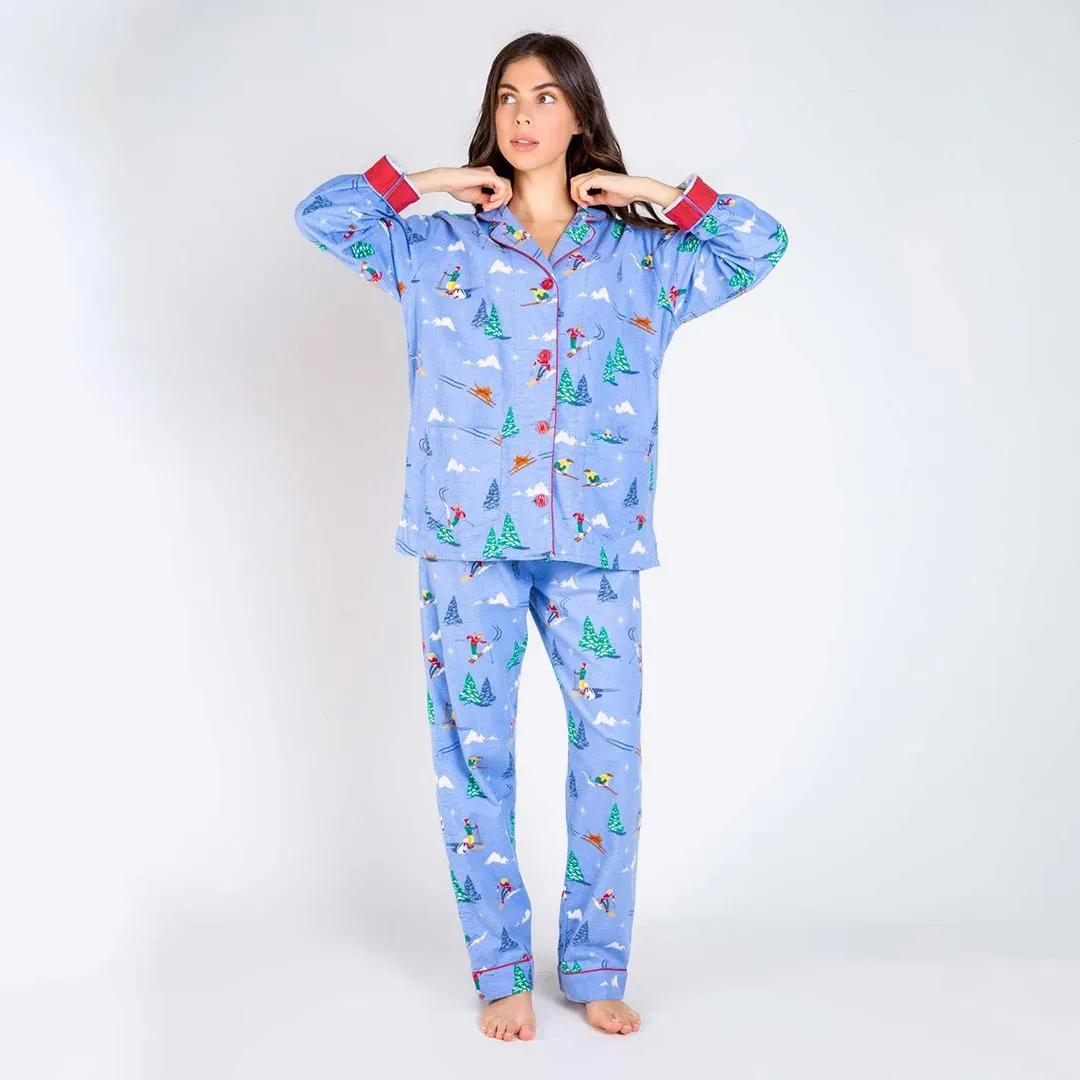 PJ Salvage Flannels Skiers PJ Set