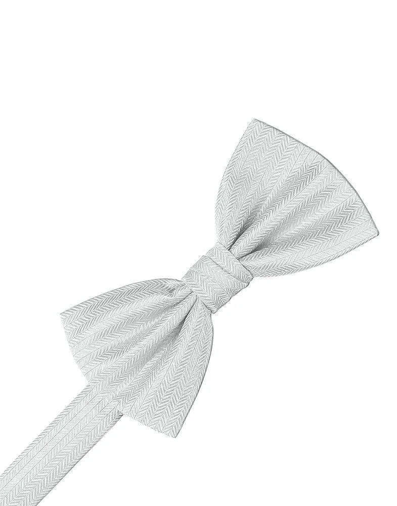 Pool Herringbone Bow Tie
