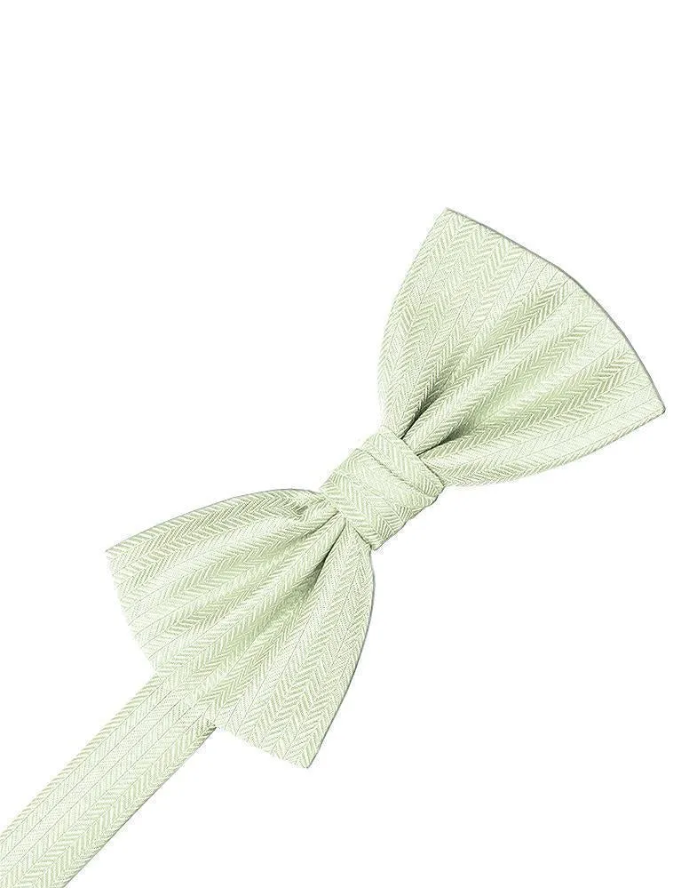 Pool Herringbone Bow Tie