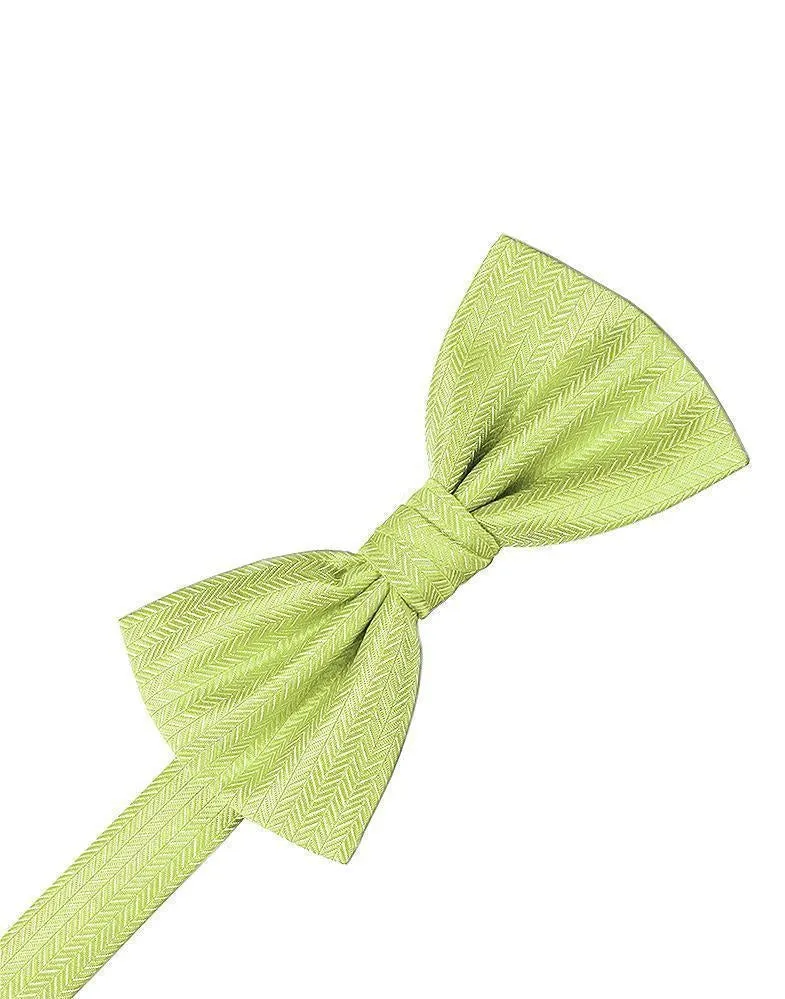 Pool Herringbone Bow Tie