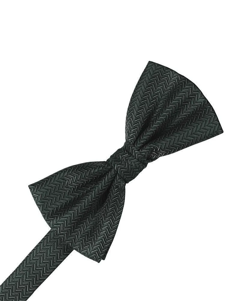 Pool Herringbone Bow Tie