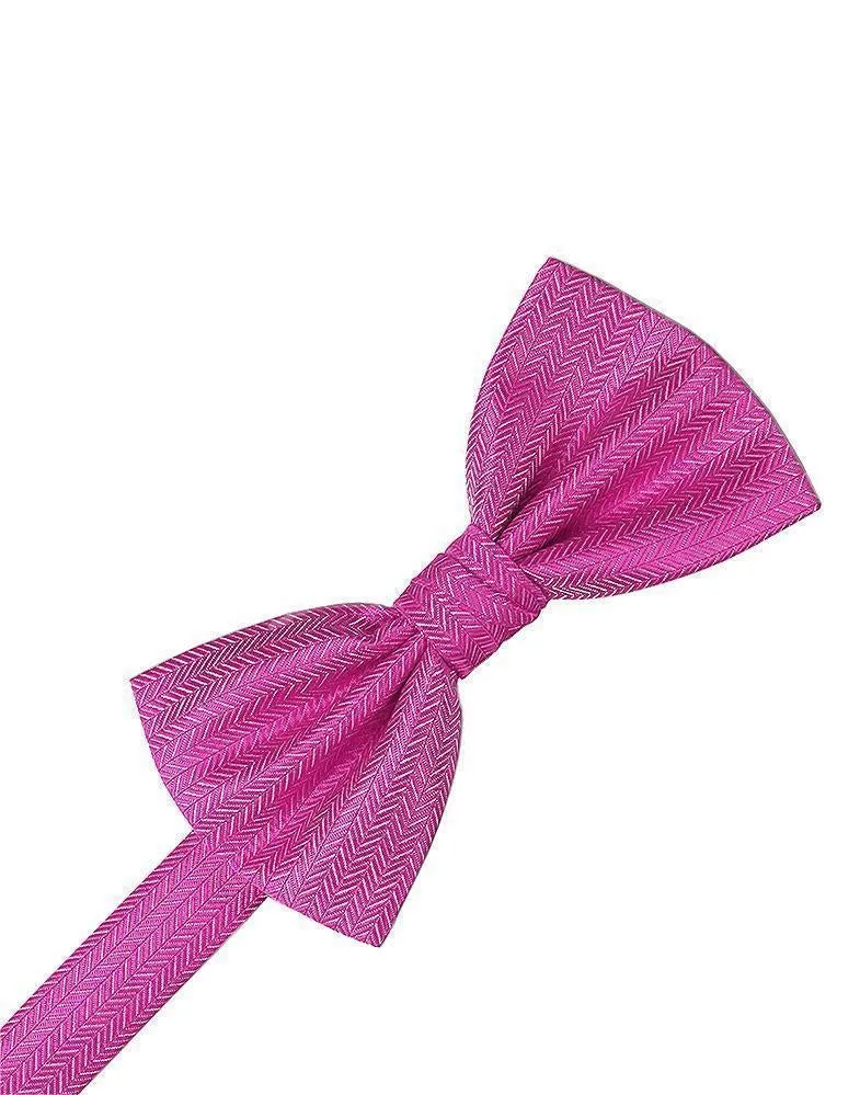 Pool Herringbone Bow Tie