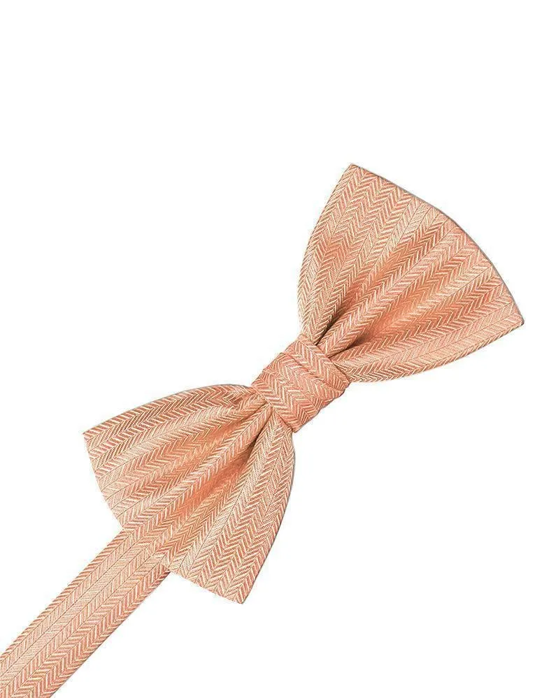 Pool Herringbone Bow Tie