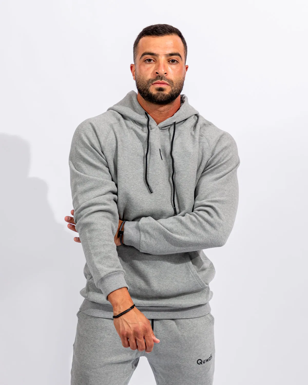 Power Hoodie Men - Grey