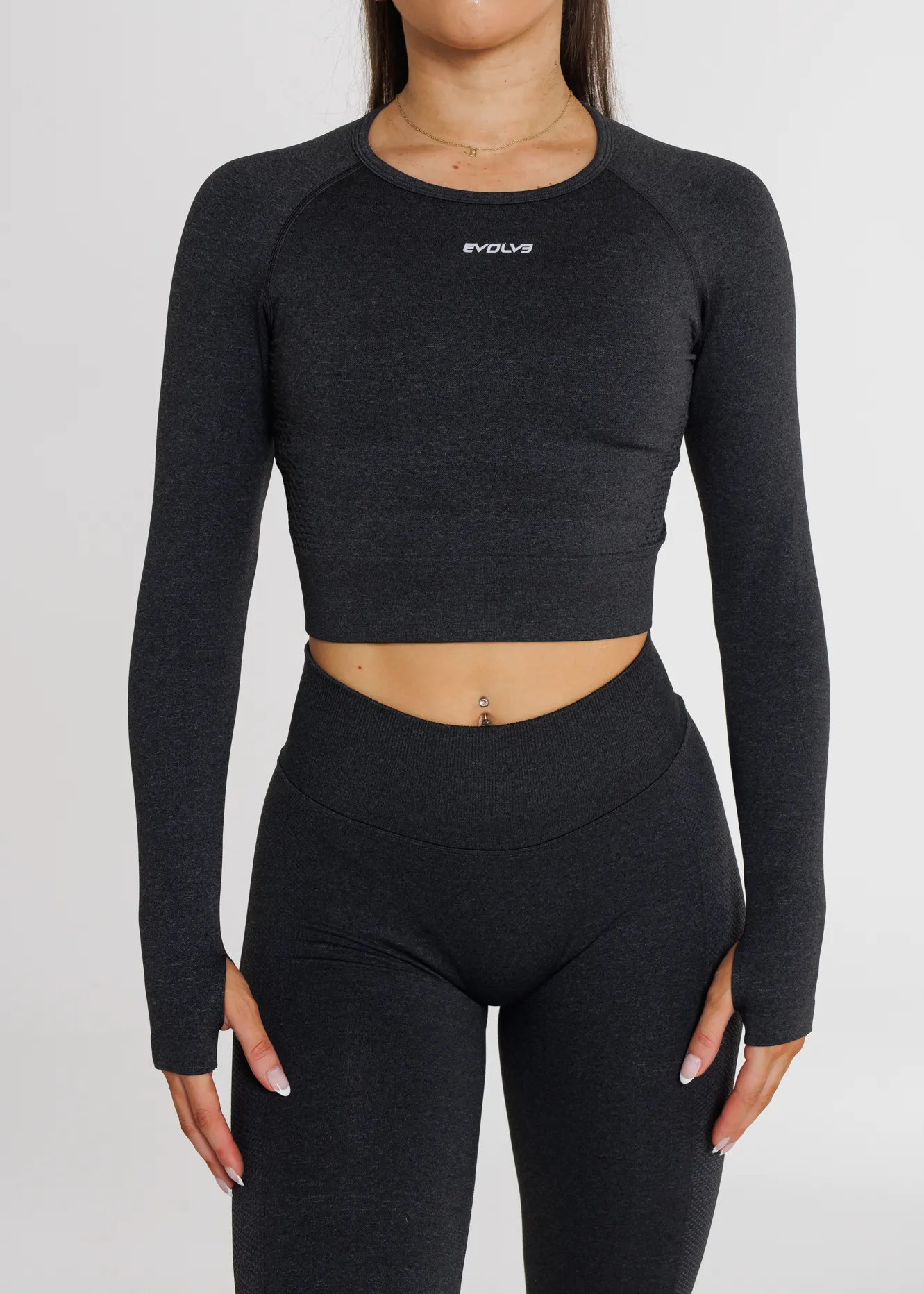 Prime Seamless Long Sleeve - Obsidian