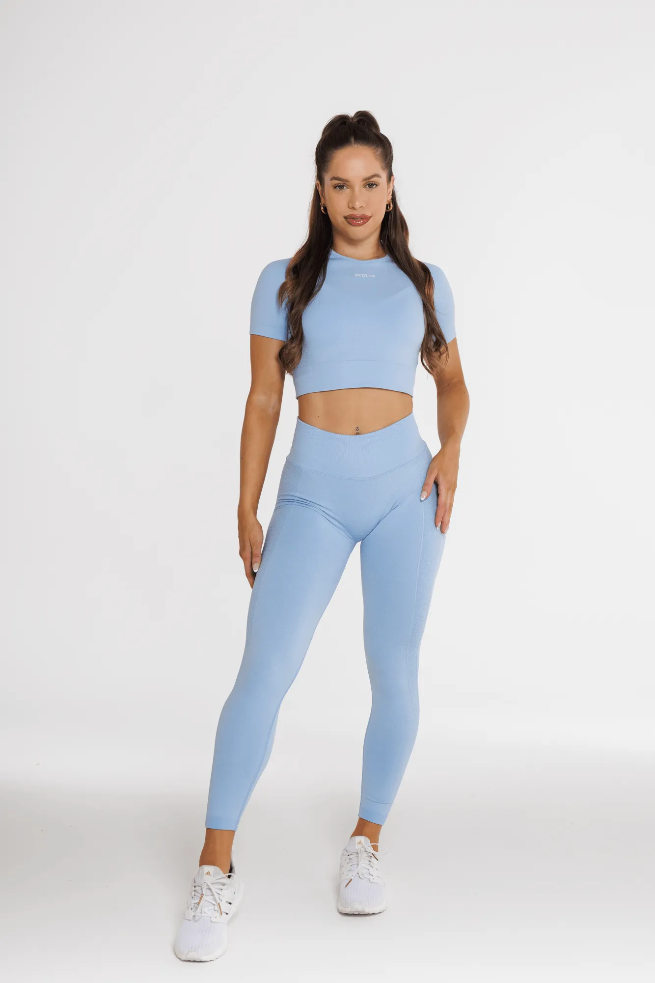 Prime Seamless Short Sleeve - Sky