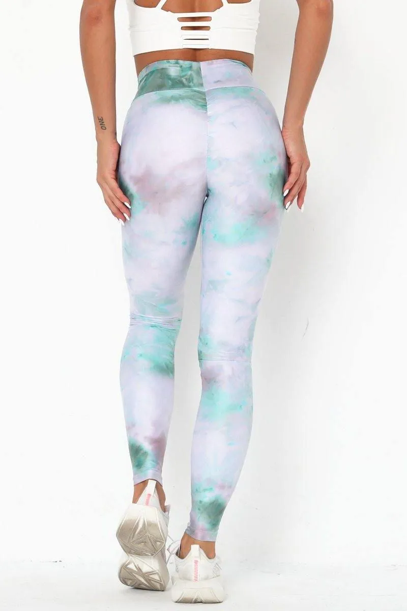 printed claudy sky Yoga Pant
