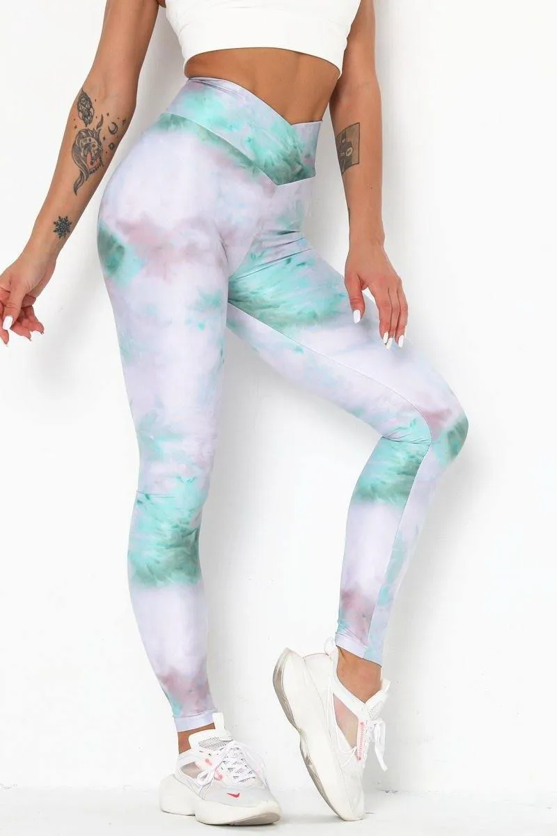 printed claudy sky Yoga Pant