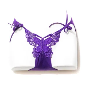 Purple Butterfly Bikini Lingerie For Women
