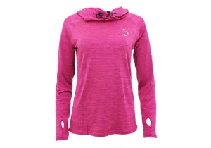 Raspberry Cowl Neck Sweatshirt