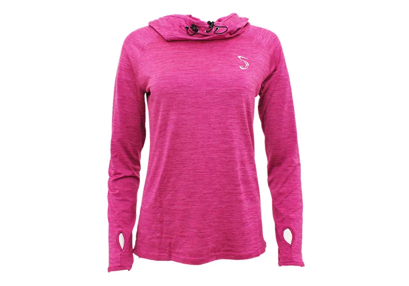 Raspberry Cowl Neck Sweatshirt