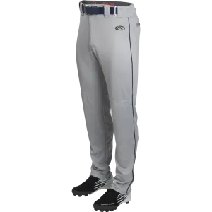 Rawlings Youth Launch Semi-Relaxed Baseball Pants with Piping: YLNCHSRP