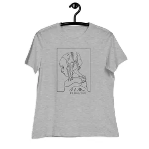 Rebel Tee one line Art design T-Shirt