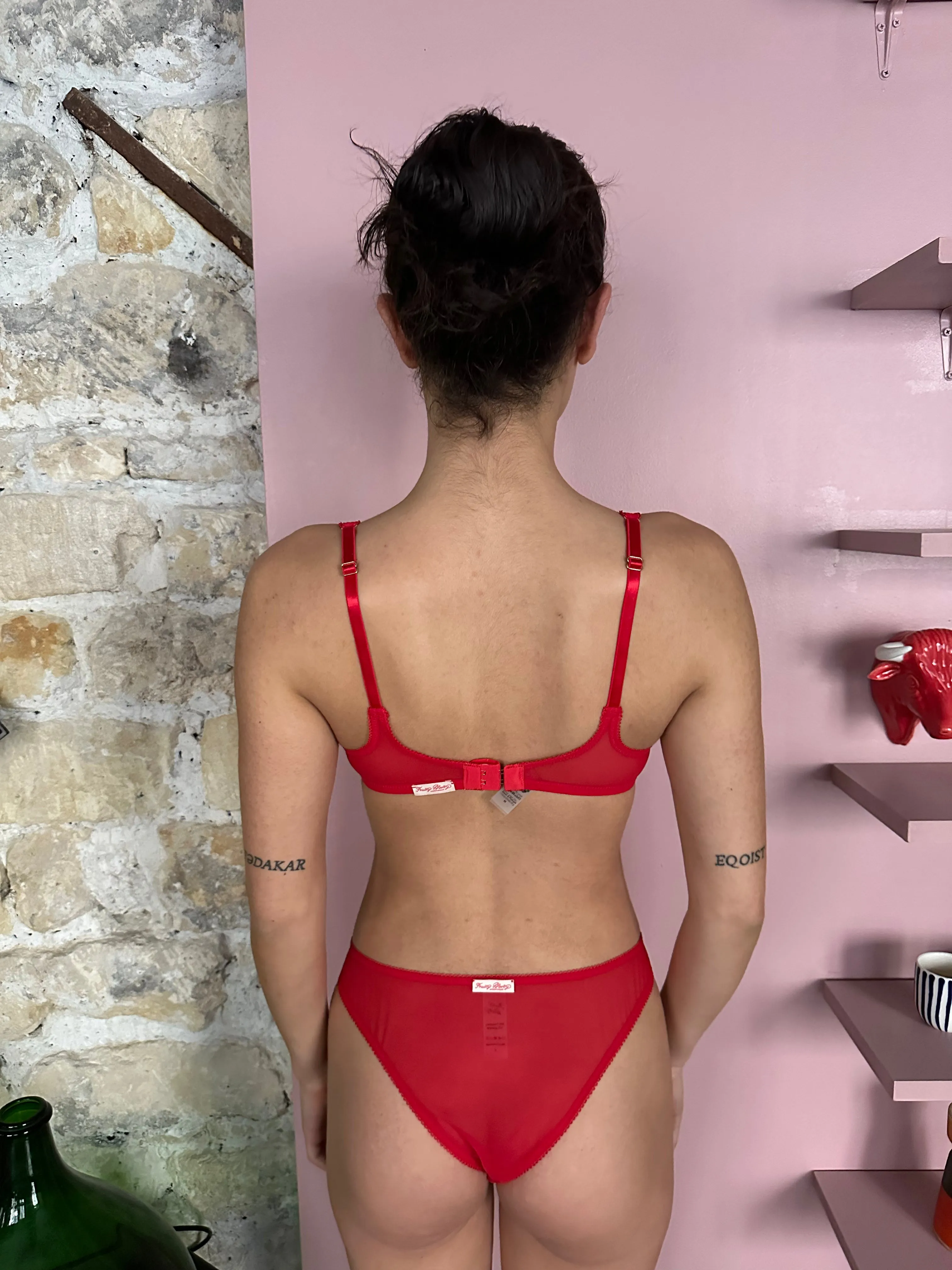 Red Moss Bra