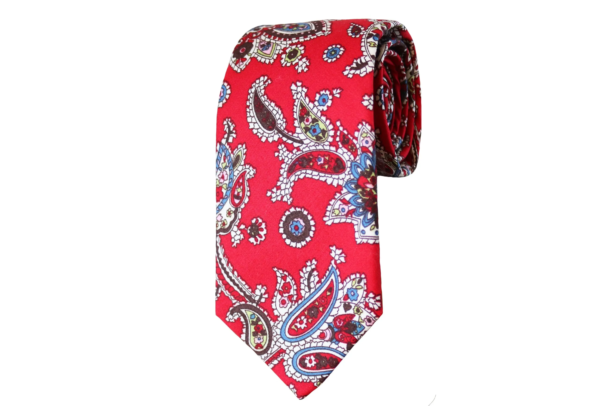 Red Paisley Tie