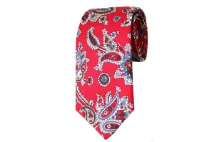 Red Paisley Tie
