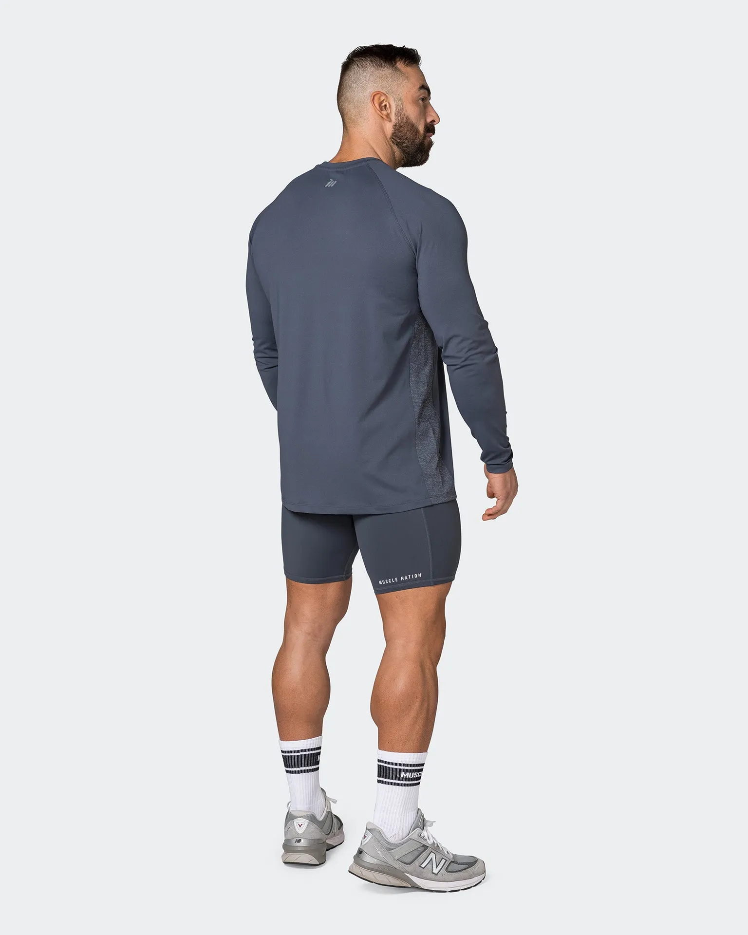 Reflective Long Sleeve Top - Thunder