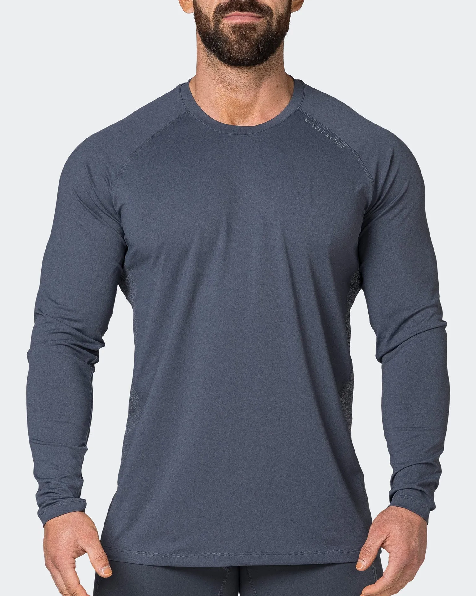 Reflective Long Sleeve Top - Thunder